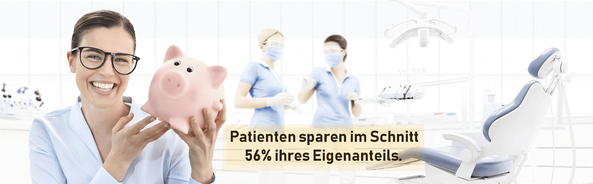 Patienten sparen im Schnitt 56% ihres Eigenanteils